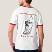 Engels Shirt Longbowman (Achterkant)