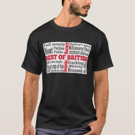 Engels slang op de vlag van St George's Cross T-shirt