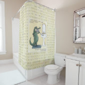 Engels/Spaans showgordijn - moeilijk/difícil Douchegordijn (In situ)