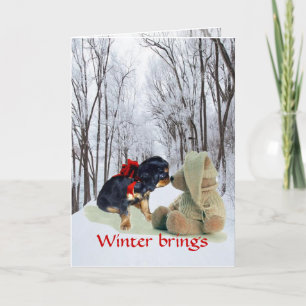 Engels Speelgoed kerstmis Feestdagen Kaart