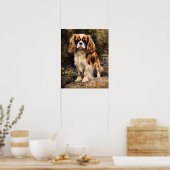 Engels Speelgoed Spaniel Dog Art Print Poster (Keuken)