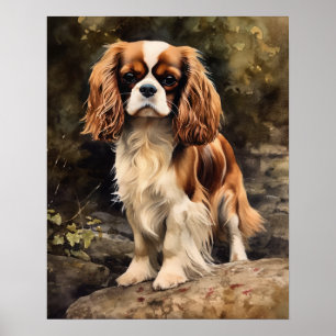 Engels Speelgoed Spaniel Dog Art Print Poster