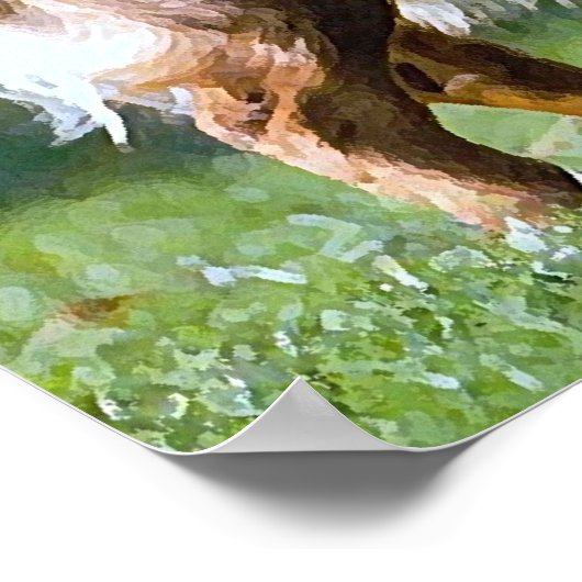 Engels Speelgoed Spaniel Dog Poster Print (Hoek)