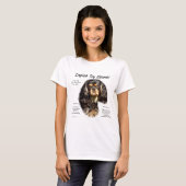 Engels Speelgoed Spaniel (kingcharles) Geschiedeni T-shirt (Voorkant volledig)