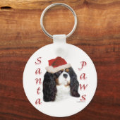 Engels Speelgoed Spaniel (prins) Santa Paws Sleutelhanger (Achterkant)