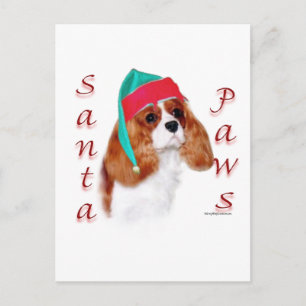 Engels Speelgoed Spaniel Santa Paws Feestdagenkaart