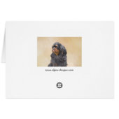 Engels Speelgoed Spaniel Schilderen Originele Dier (Achterkant Horizontaal)
