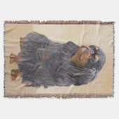 Engels Speelgoed Spaniel Schilderen Originele Dier Deken (Voorkant)