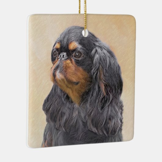 Engels Speelgoed Spaniel Schilderen Originele Dier Keramisch Ornament (Rechts)