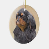 Engels Speelgoed Spaniel Schilderen Originele Dier Keramisch Ornament (Rechts)