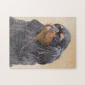 Engels Speelgoed Spaniel Schilderen Originele Dier Legpuzzel (Horizontaal)