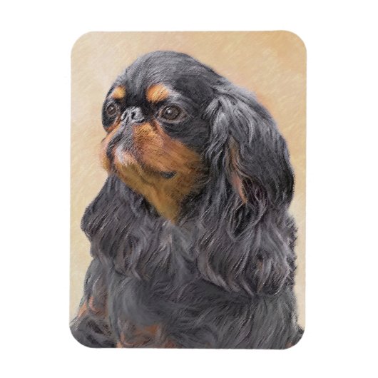 Engels Speelgoed Spaniel Schilderen Originele Dier Magneet (Verticaal)