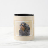 Engels Speelgoed Spaniel Schilderen Originele Dier Mok (Midden)