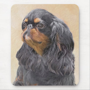 Engels Speelgoed Spaniel Schilderen Originele Dier Muismat