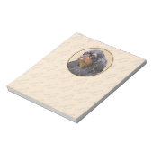 Engels Speelgoed Spaniel Schilderen Originele Dier Notitieblok (Linkerzijde)