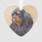 Engels Speelgoed Spaniel Schilderen Originele Dier Ornament (achterkant)