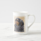 Engels Speelgoed Spaniel Schilderen Originele Dier Porselein Kop (Rechts)