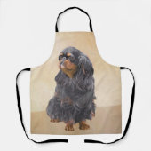 Engels Speelgoed Spaniel Schilderen Originele Dier Schort (Voorkant)