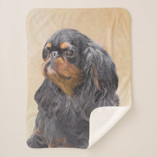 Engels Speelgoed Spaniel Schilderen Originele Dier Sherpa Deken