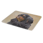 Engels Speelgoed Spaniel Schilderen Originele Dier Snijplank (Hoek)