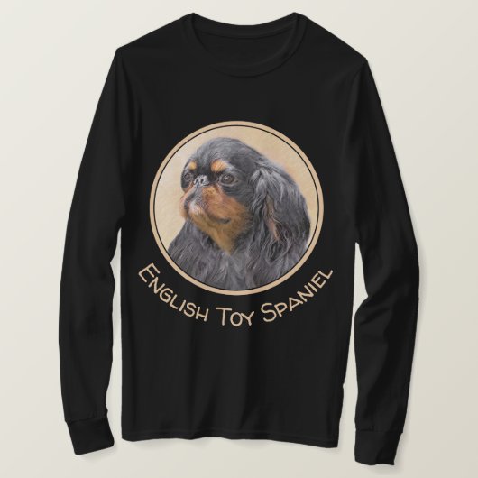 Engels Speelgoed Spaniel Schilderen Originele Dier T-shirt (Design voorkant)