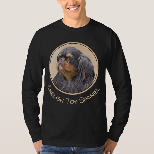 Engels Speelgoed Spaniel Schilderen Originele Dier T-shirt (Voorkant)