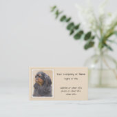 Engels Speelgoed Spaniel Schilderen Originele Dier Visitekaartje (Staand voorkant)