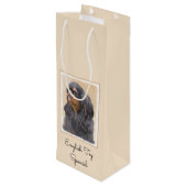 Engels Speelgoed Spaniel Schilderen Originele Dier Wijn Cadeautas (Achterkant Gekanteld)