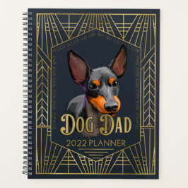 Engels Speelgoed Terrier Dog Dad Funny 2022 Planner
