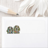 Engels Springer Spaniel Address Label (Insitu)