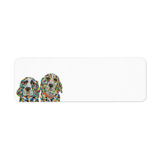 Engels Springer Spaniel Address Label