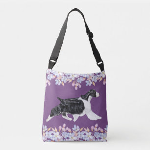 Engels Springer Spaniel Bag/Tas - Paars Crossbody Tas
