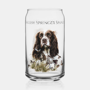 Engels Springer Spaniel Blikvorm Glas