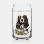 Engels Springer Spaniel Blikvorm Glas (Achterkant)