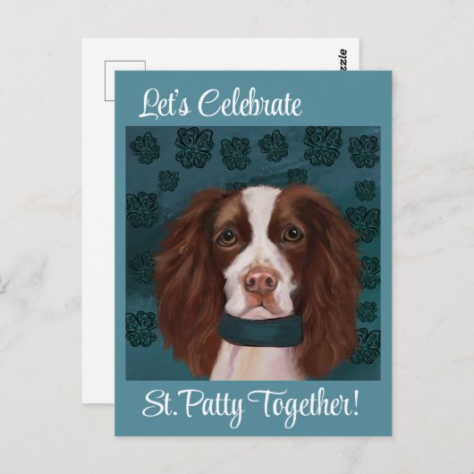 Engels Springer Spaniel Briefkaart (Voorkant / Achterkant)