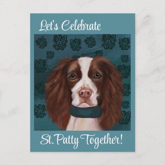 Engels Springer Spaniel Briefkaart (Voorkant)