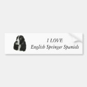 Engels Springer Spaniel Bumpersticker (Voorkant)