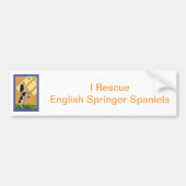 Engels Springer Spaniel Bumpersticker (Voorkant)