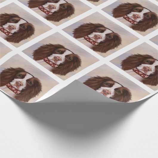 ENGELS SPRINGER SPANIEL CADEAUPAPIER (Hoek)