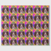 Engels Springer Spaniel Cadeaupapier (Vlak)