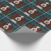 Engels Springer Spaniel Cadeaupapier (Hoek)