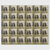 Engels Springer Spaniel Cadeaupapier (Vlak)