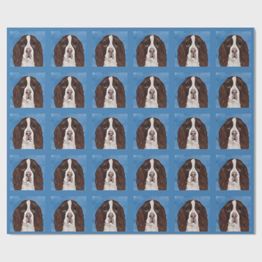 ENGELS SPRINGER SPANIEL CADEAUPAPIER (Vlak)
