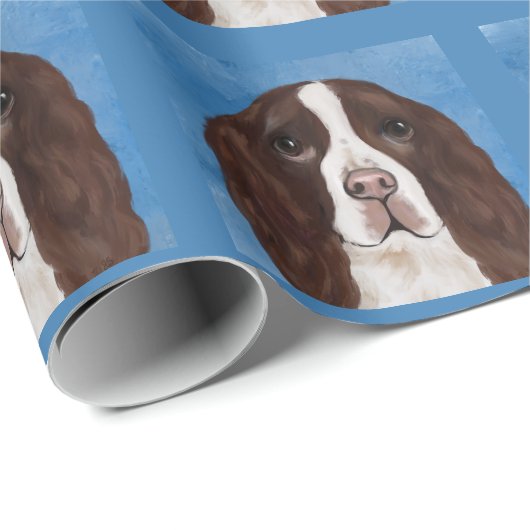 ENGELS SPRINGER SPANIEL CADEAUPAPIER (Rol Hoek)