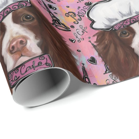 Engels Springer Spaniel Cadeaupapier (Rol Hoek)