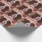 Engels Springer Spaniel Cadeaupapier (Hoek)