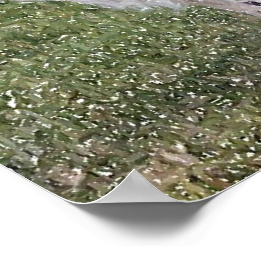 Engels Springer Spaniel Dog Portret Poster Afdrukk (Hoek)