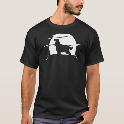 Engels Springer Spaniel Dog Retro 12 T-shirt (Voorkant)