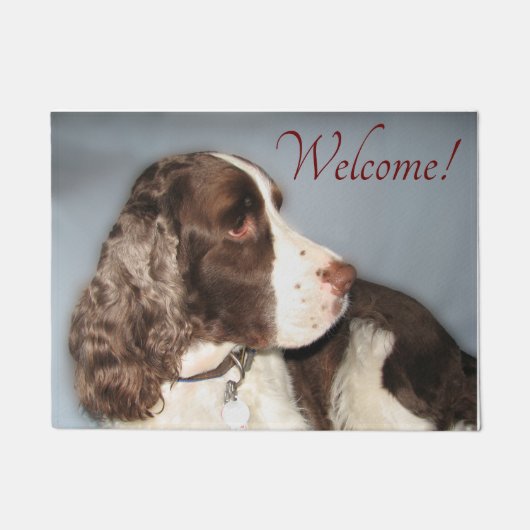 Engels Springer Spaniel Doormat Deurmat (Voorkant)