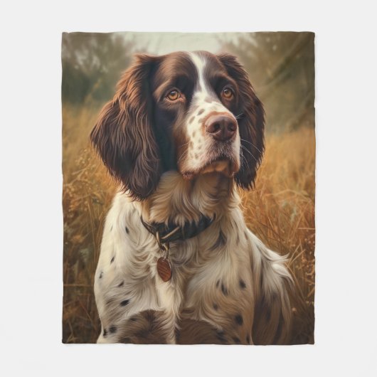 Engels Springer Spaniel Fleece Deken (Voorkant)